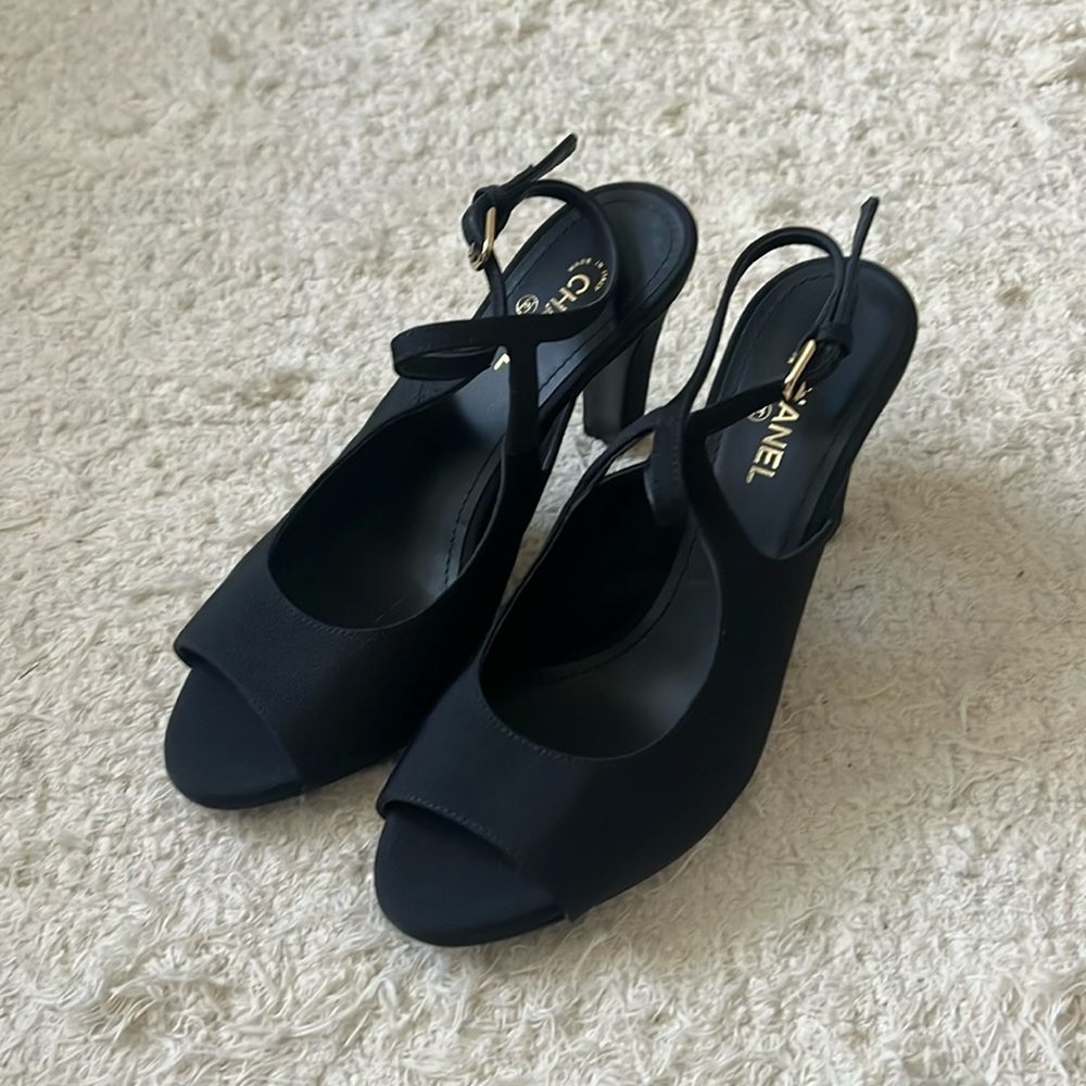 Chanel Open Toe Heel